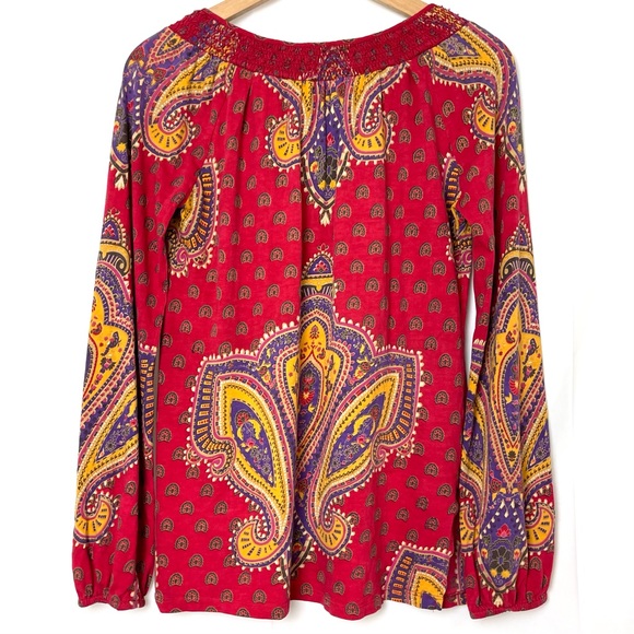 Vintage Lucky Brand Paisley Long Sleeve Shirt - Picture 4 of 8